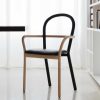 Porro Chairs | Gentle | Chair - Ash And Faux Leather