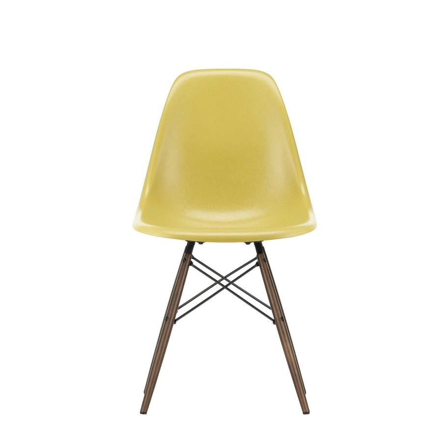 Vitra Chairs | Eames Plastic Chairs Dsw | Dark Maple Base - Sunlight