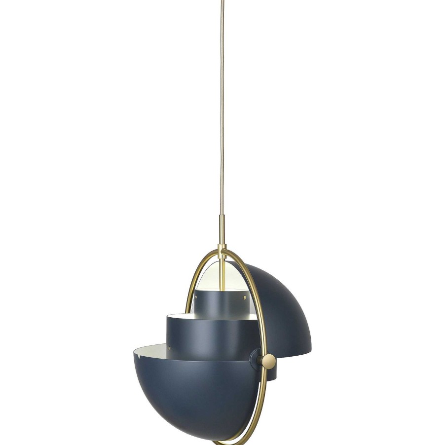 GUBI Pendant Lights | Multi-Lite Pendant | Midnight Blue/Large