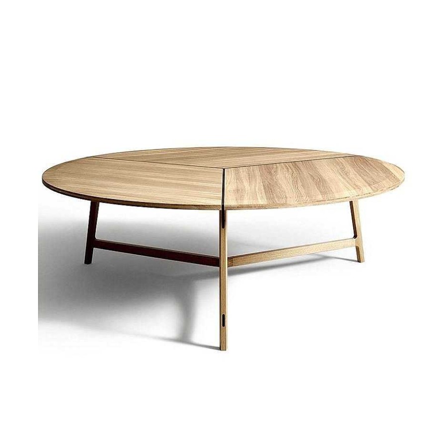 DePadova Extending Tables | Mawari | Round Table O220 - Natural Oak