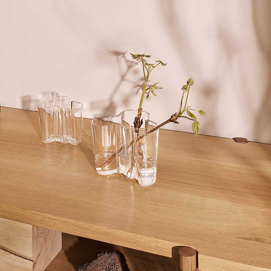 Iittala Vases | Aalto Vase | Clear - 95Mm