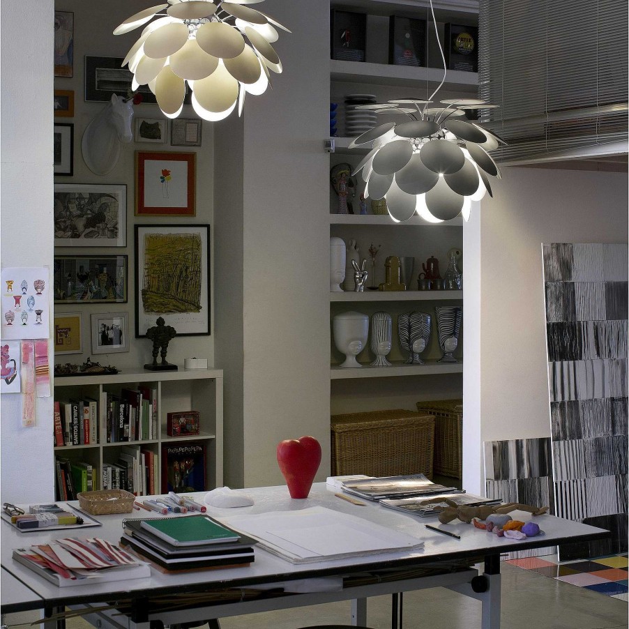 Marset Pendant Lights | Discoco 88 | Pendant Lamp | Matte Grey