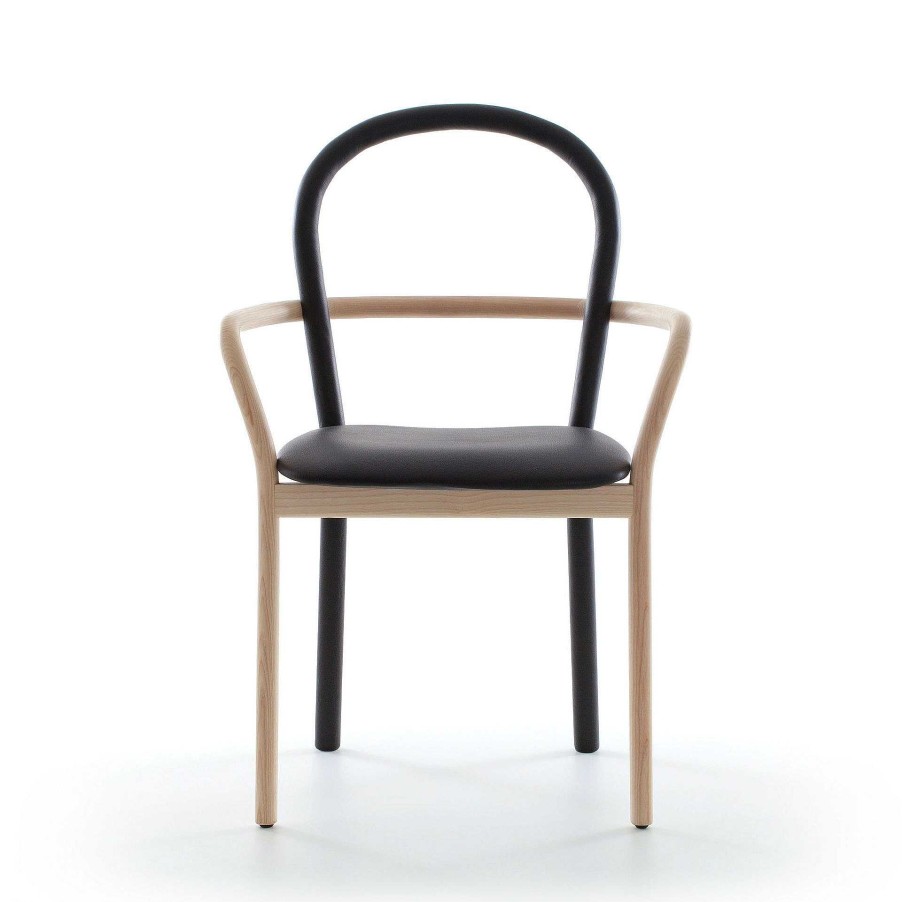 Porro Chairs | Gentle | Chair - Ash And Faux Leather