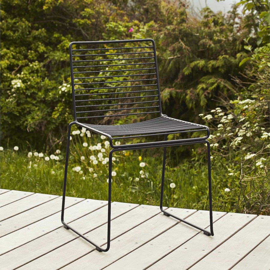 HAY Outdoor Chairs | Hee Dining Chair | Black- Ex Display