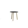 HAY Dining Tables | Cph Deux 220 Round Table | Solid Oak - Grey Laminate