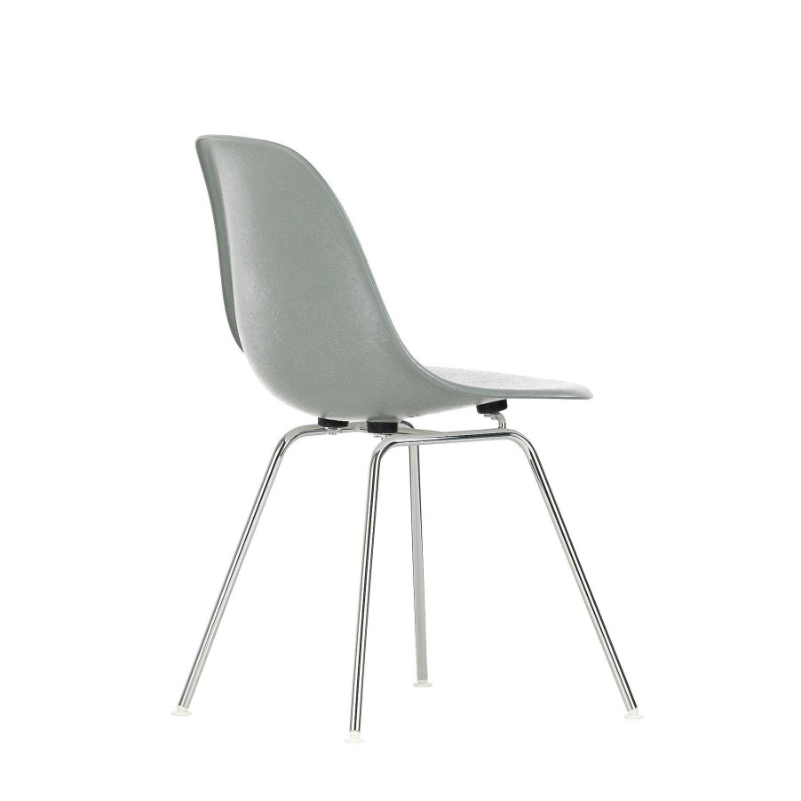 Vitra Chairs | Eames Fiberglass Side Chair Dsx | Chair | Sea Foam Green Chromed