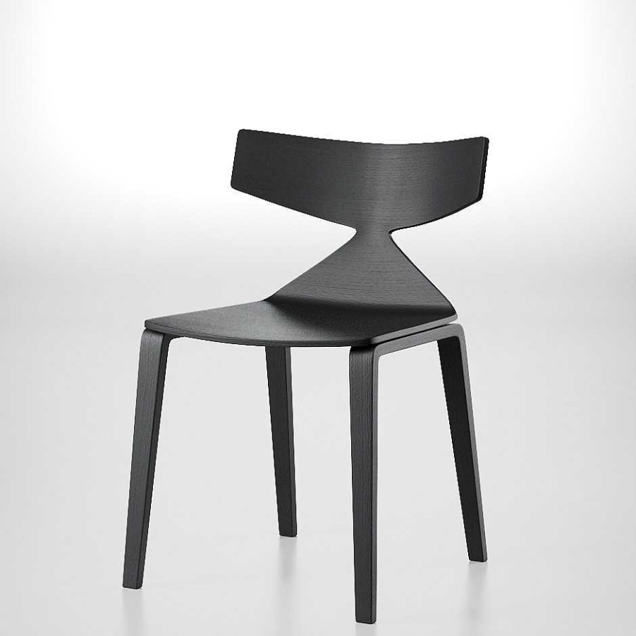 Arper Chairs | Saya | Chair | Black Oak