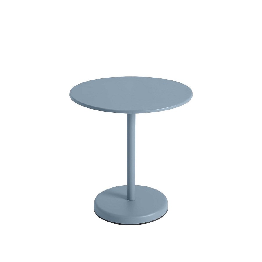 Muuto Coffee Tables | Linear Steel Cafe Table | Coffee Table | Pale Blue