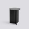 HAY Coffee Tables | Slit Table Round High | High Round Table | Black