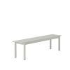 Muuto Outdoor Chairs | Linear Steel Bench | Outdoor Bench | Grey