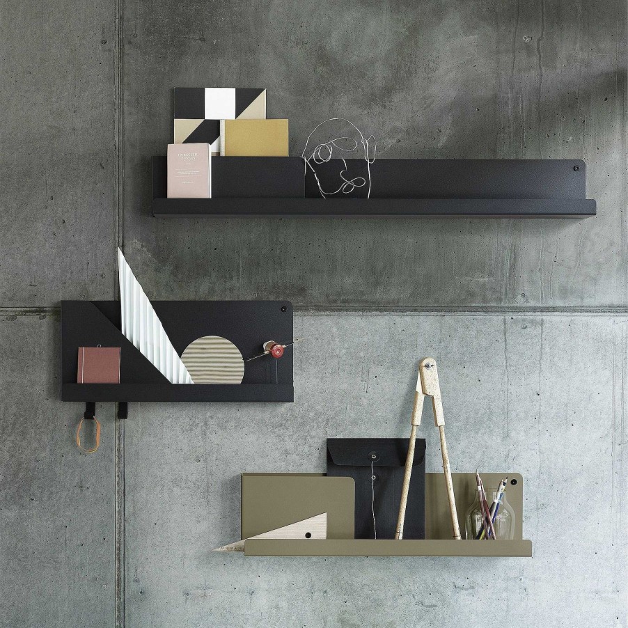 Muuto Shelves | Folded Shelves | Shelves | Olive Green