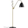 GUBI Pendant Lights | Bl3 Floor Lamp | Soft Black Semi Matt - Brass