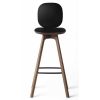 Brdr. Krüger Stools | Pauline Comfort Bar Stool H65 | Fumed Oak-Black Leather