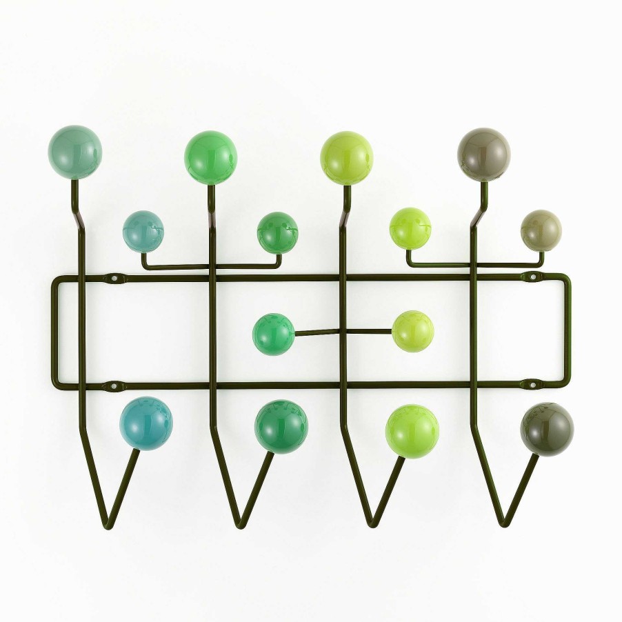 Vitra Decorations | Hang It All | Coat Hangers | Multi Shades Of Green