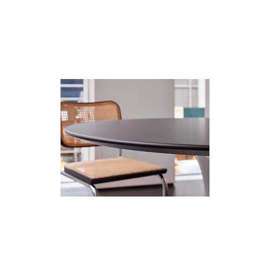 Knoll Dining Tables | Saarinen Tulip Table | Round Table | Black Laminate