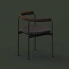 DK3 Chairs | Baia Chair | Steel - Walnut