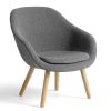 HAY Single Armchairs | Aal 82 Lounge Chair | Flamiber Charcoal C8