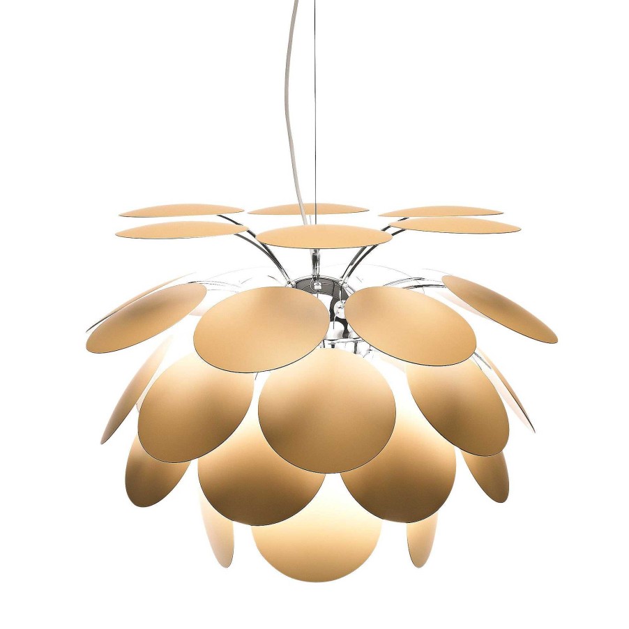 Marset Pendant Lights | Discoco 68 | Pendant Lamp | Matte Beige