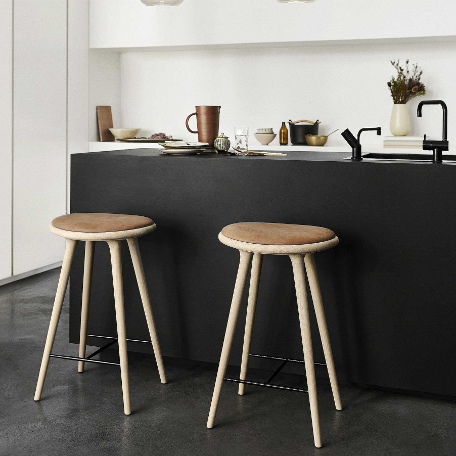 Mater Stools | High Stool | Soaped Oak - 74 Cm