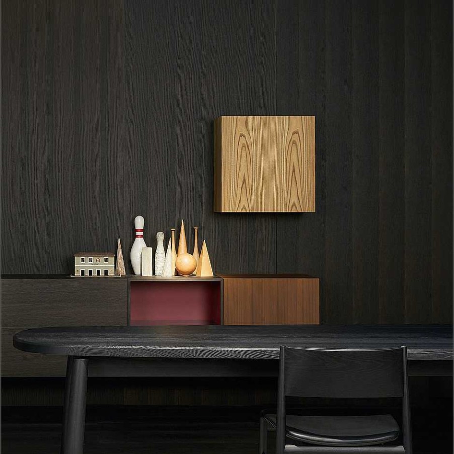 Porro Dining Tables | Galileo | Table - Black Painted Solid Ash