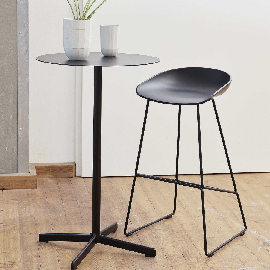 HAY Stools | Aas 38 - High | Bar Stool | Black