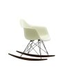 Vitra Chairs | Eames Plastic Armchair Rar | Rocking Chair | White - Black Base - Dark Maple Runners