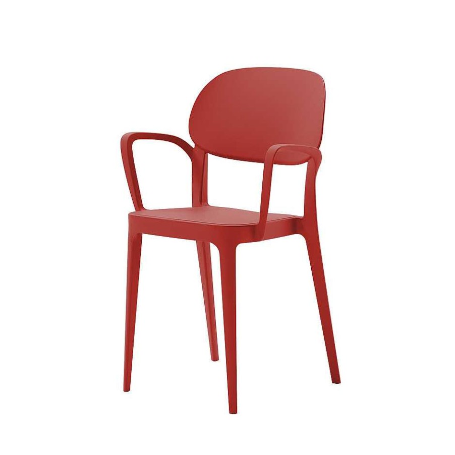 Alma Outdoor Chairs | Amy | Armchair | Brick Red