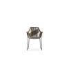 Moroso Outdoor Chairs | Tropicalia Chair | Outdoor Chair | Black-Black Quartz/With Arms