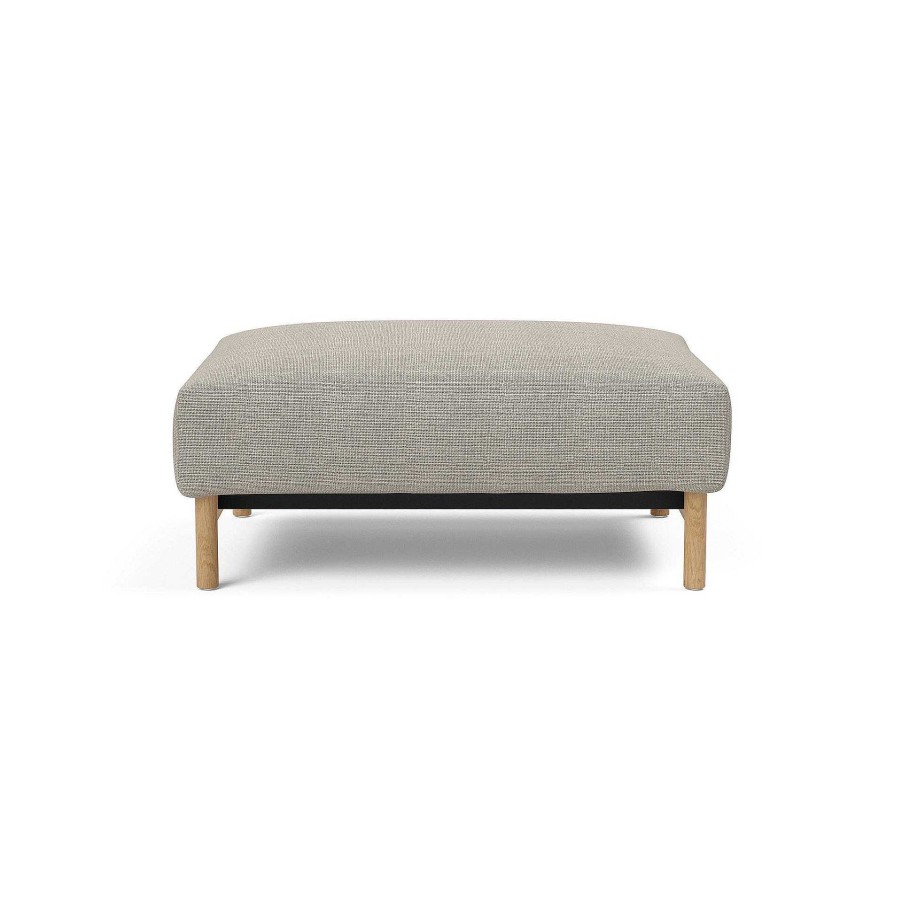 Innovation Living Pouf | Malloy Wood Ottoman | 579