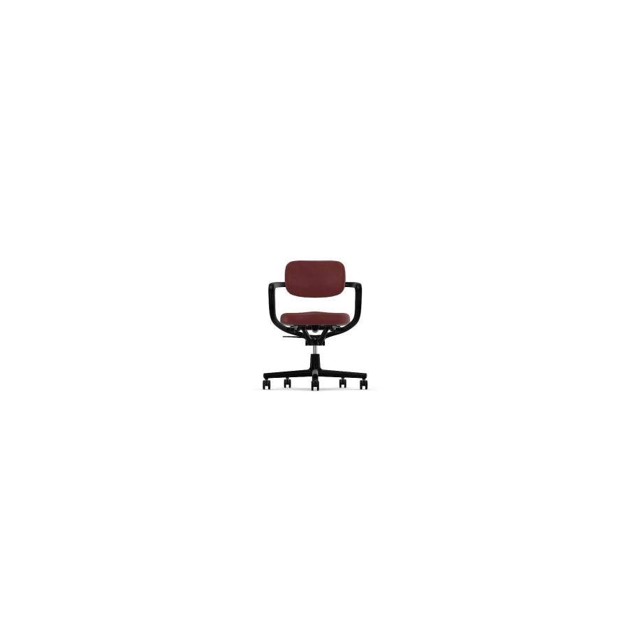 Vitra Office Chairs | Allstar | Leather Red Stone