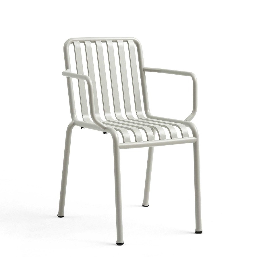 HAY Outdoor Chairs | Palissade Armchair | Sky Grey