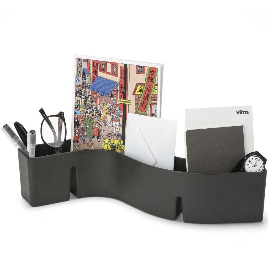 Vitra Stationery And Accessories | S-Tidy | Dark Grey