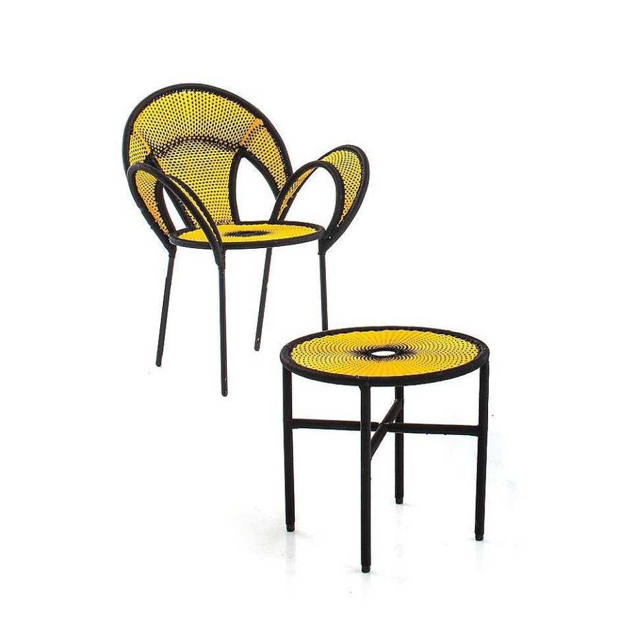 Moroso Coffee Tables | M'Afrique Banjooli Small Table | Yellow-Black