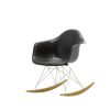 Vitra Chairs | Eames Plastic Armchair Rar | Rocking Chair | Black - White - Golden Maple