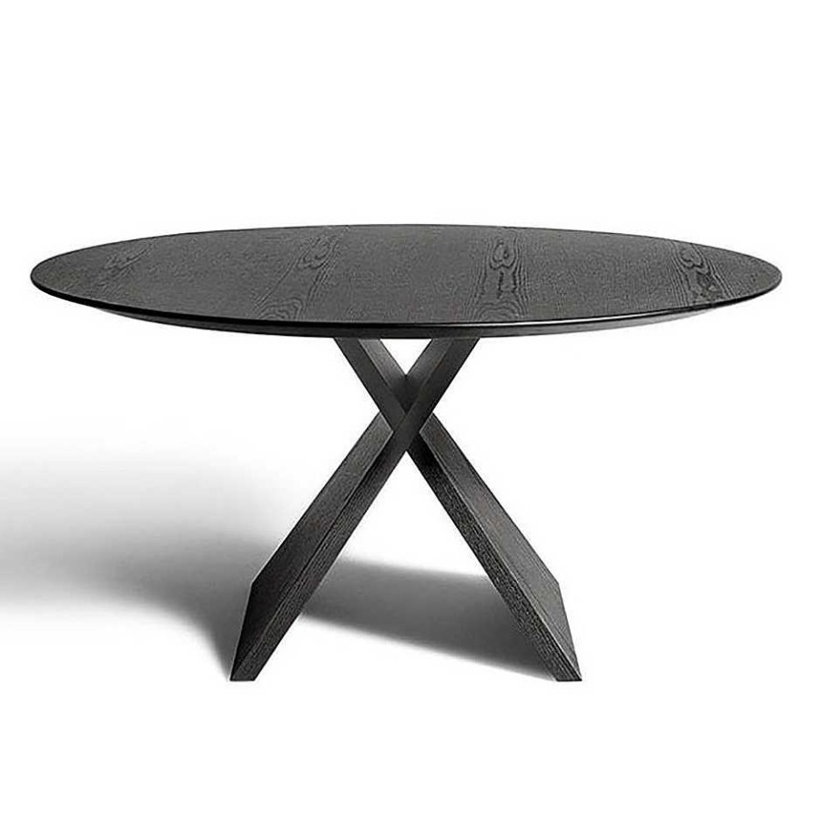 DePadova Dining Tables | Carlo - O150 | Table | Charcoal Stained Ash