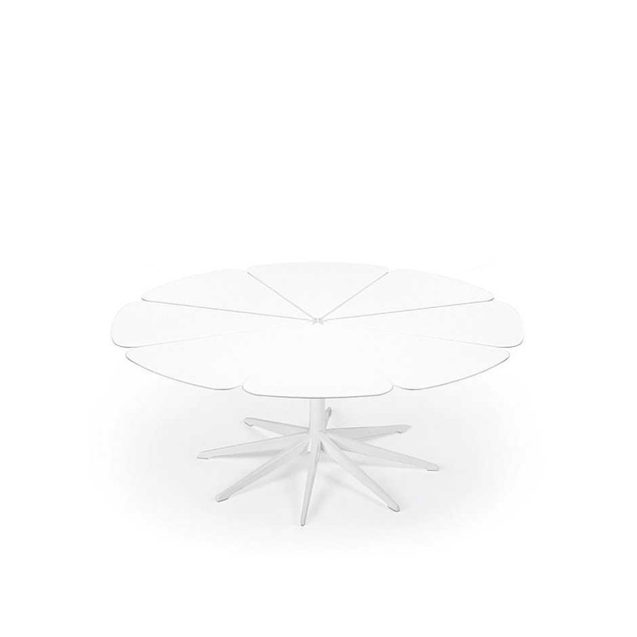 Knoll Outdoor Tables | Petal Coffee Table | Outdoor Table | White