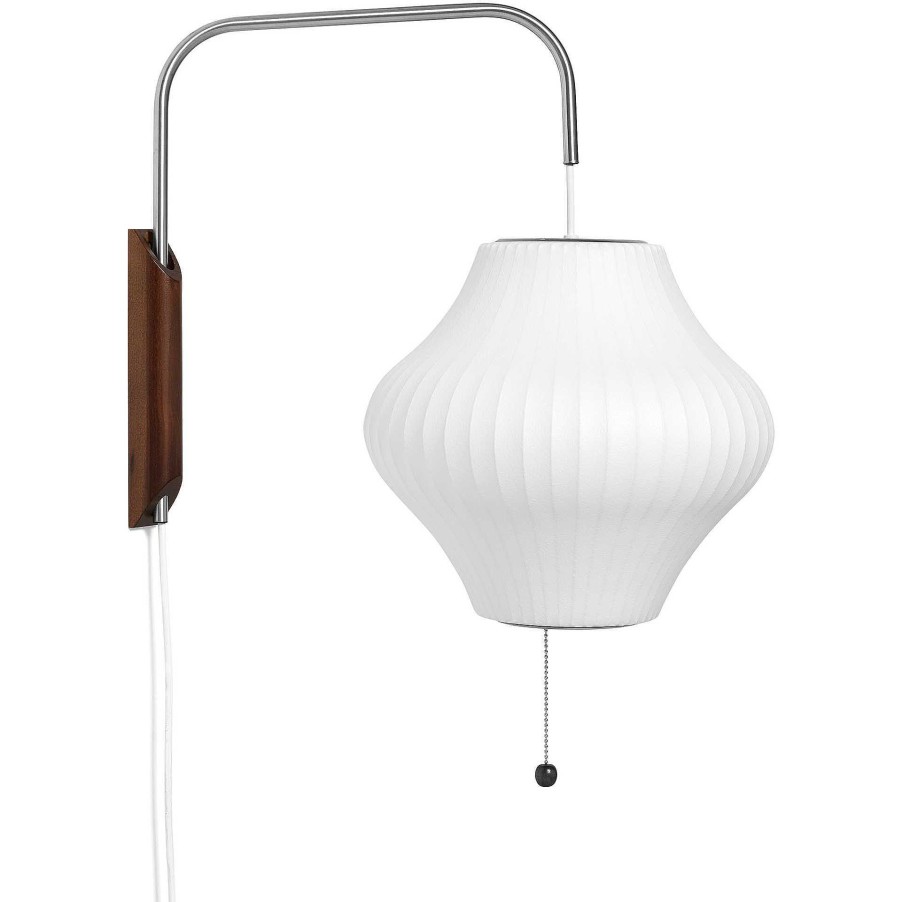 HAY Pendant Lights | Nelson Pear Wall Sconce - Webbing Polymer