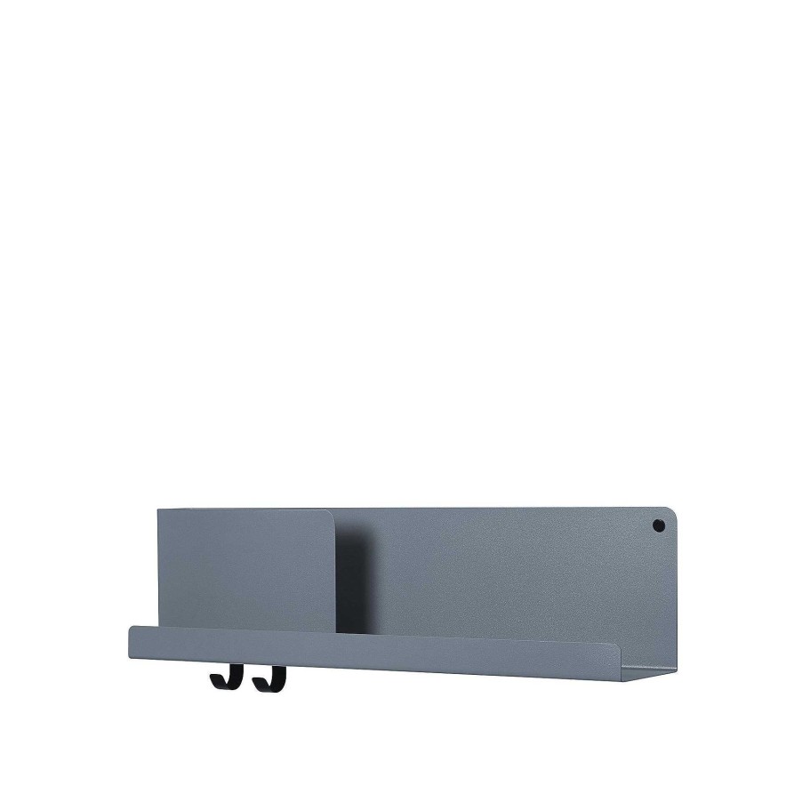 Muuto Shelves | Folded Shelves | Shelves | Blue-Grey