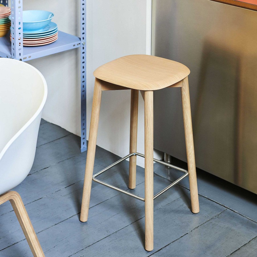 HAY Stools | Soft Edge 32 Bar Stool | Water-Based Lacquered