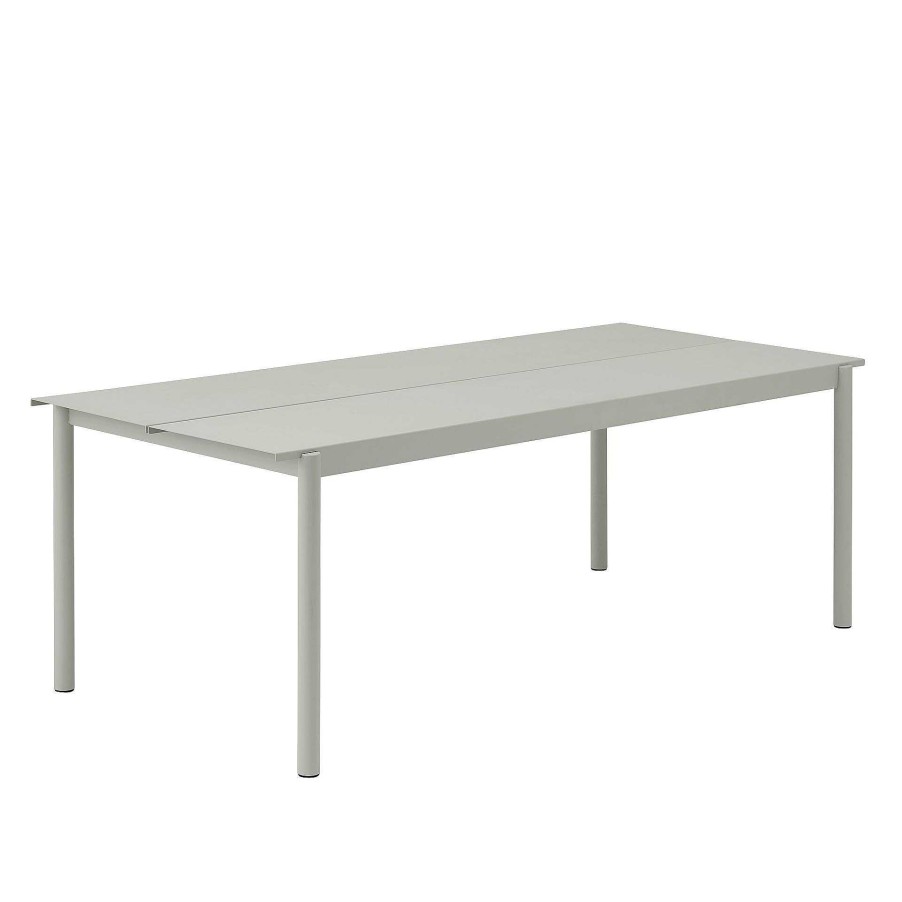 Muuto Outdoor Tables | Linear Steel Table | Outdoor Table | Grey