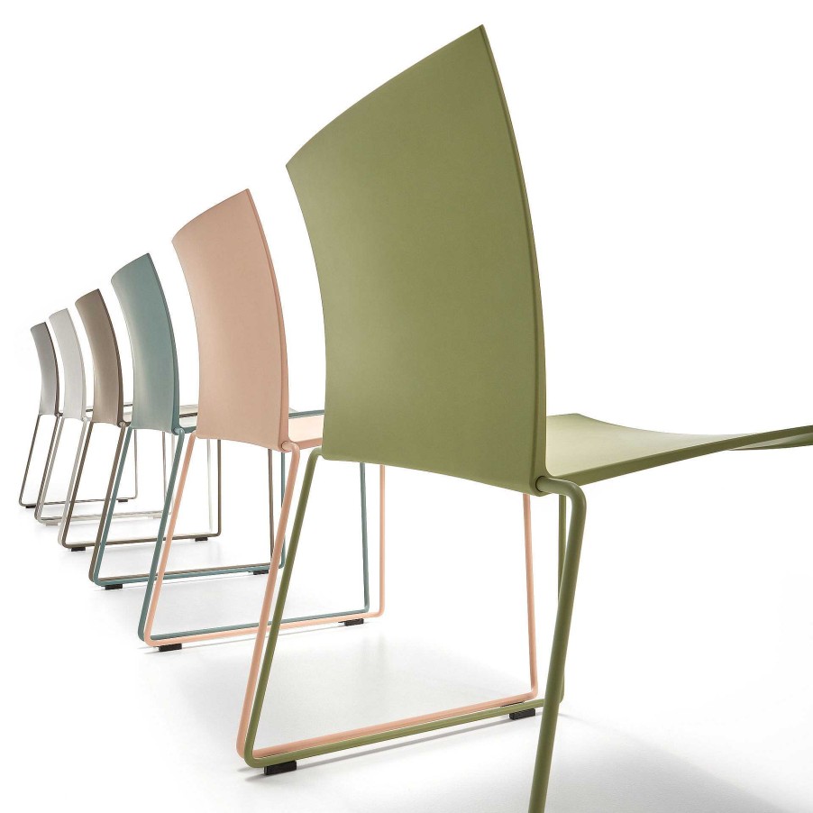 MDF Italia Chairs | M1 | Chair | Powder Pink