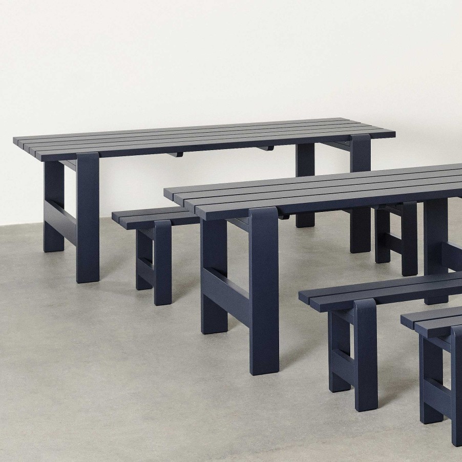 HAY Outdoor Tables | Weekday Table | Outdoor Table | Steel Blue