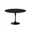 Knoll Dining Tables | Saarinen Tulip Table | Round Table | Nero Marquina Marble Satin Finish