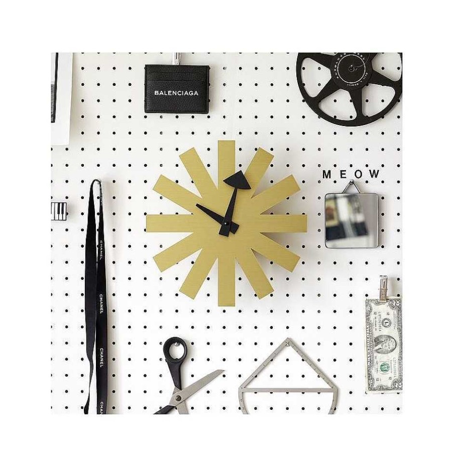 Vitra Clocks | Asterisk Clock | Brass