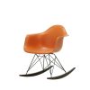 Vitra Chairs | Eames Plastic Armchair Rar | Rocking Chair | Rusty Orange - Black - Dark Maple