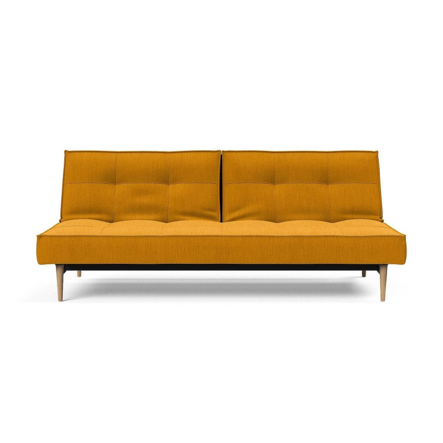 Innovation Living Sofa Beds | Splitback Styletto Sofa Bed | 507 - Wood Legs |115-210 Cm