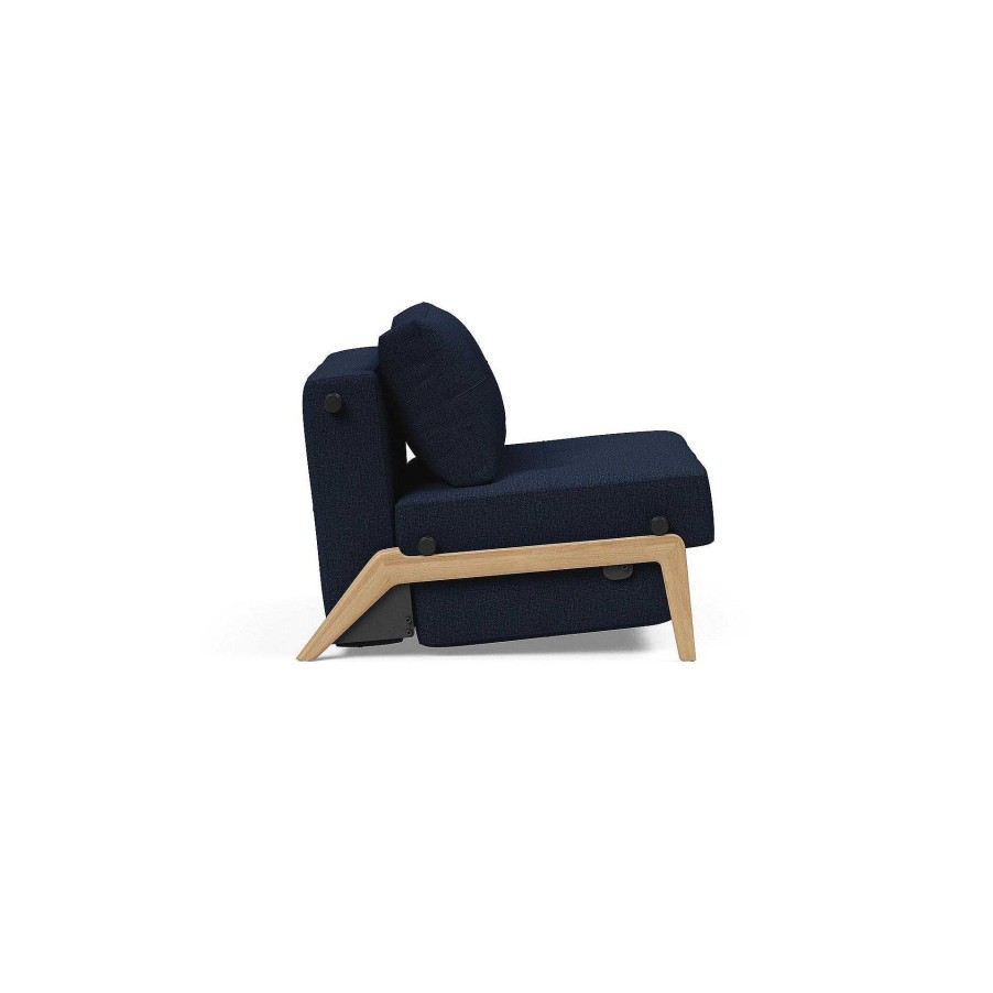 Innovation Living Single Armchairs | Cubed 02 Chair | 528 - Oak Legs | 90-200 Cm