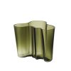 Iittala Vases | Aalto Vase | Moss Green - 160Mm