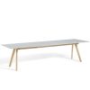 HAY Extending Tables | Cph 30 Table Extendable | Solid Oak /Grey Linoleum | L 200/400