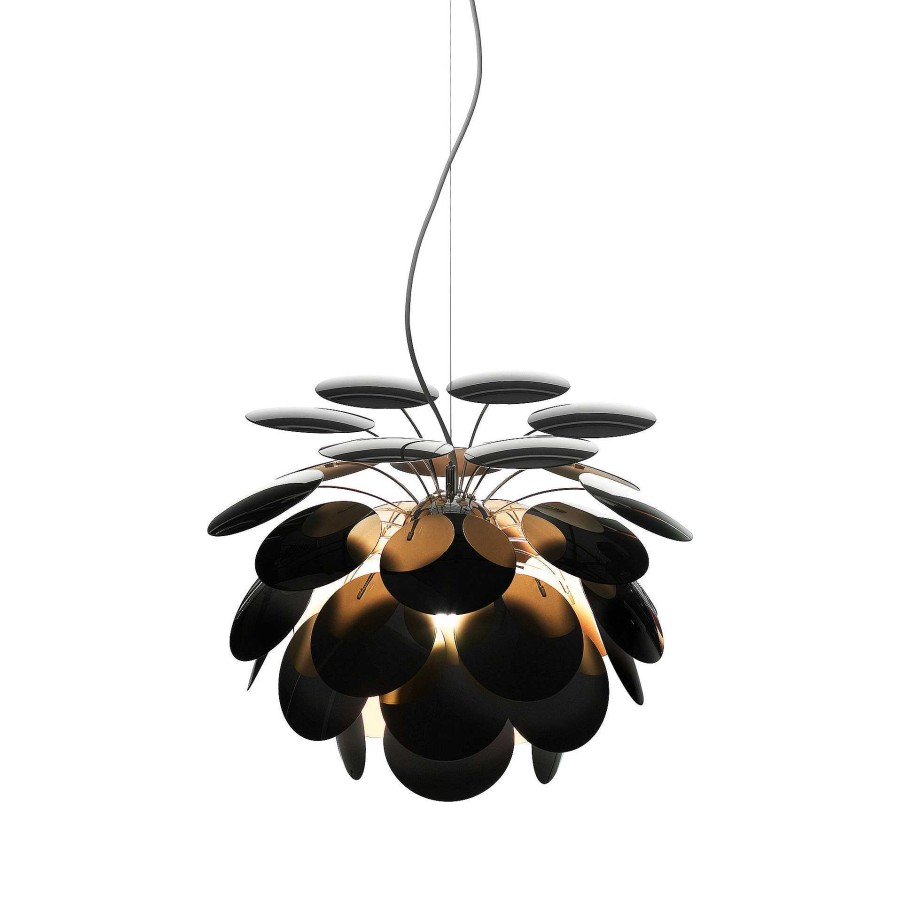 Marset Pendant Lights | Discoco 35 | Pendant Lamp | Black / Gold